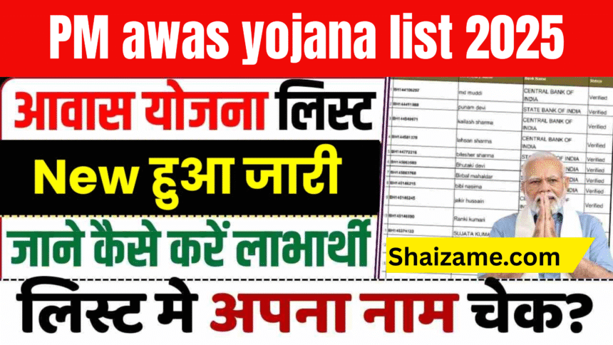 Awas Yojana List 2025: क्या आपका नाम सूची में है?